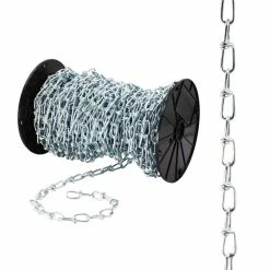 Best deal ๐งจ Everbilt #2/0 x 175 ft. Zinc Plated Steel Double Loop Chain ๐ฅฐ