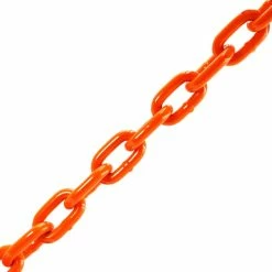 Best Sale โ๏ธ Everbilt 5/16 in. x 1 ft. Grade 43 Plated Steel High Test Chain, Orange โ๏ธ