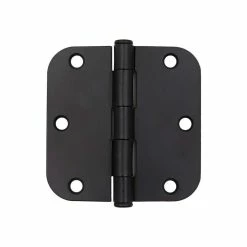Buy 🧨 Everbilt 3-1/2 in. x 5/8 in. Radius Matte Black Door Hinge Value Pack (48-Pack) ✔️