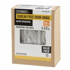 Buy โจ Everbilt 3-1/2 in. x 5/8 in. Radius Satin Nickel Squeak-Free Door Hinge (12-Pack) ๐ 2 Buy โจ Everbilt 3-1/2 in. x 5/8 in. Radius Satin Nickel Squeak-Free Door Hinge (12-Pack) ๐ -Everbilt Door Hardware everbilt door hinges 28726 c3 1000